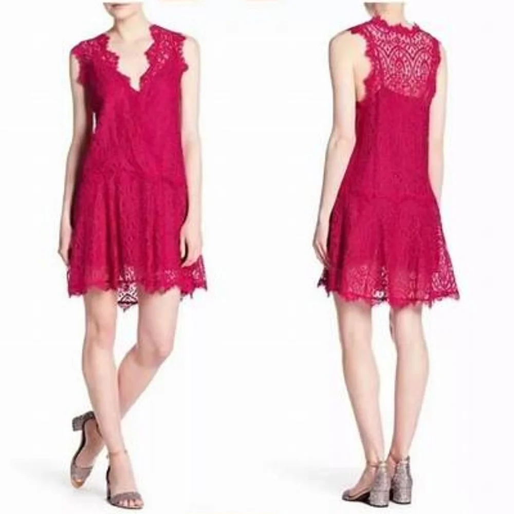 NWT, Free People Heart in Two Lace Mini Dress - Picture 15 of 15